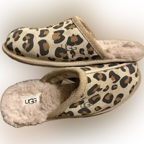 UGG Pearle Scuff slippers in Leopard print- New! 🔥 Size 9 - Picture 12 of 16